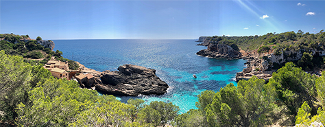 Rocky cove of Majorca